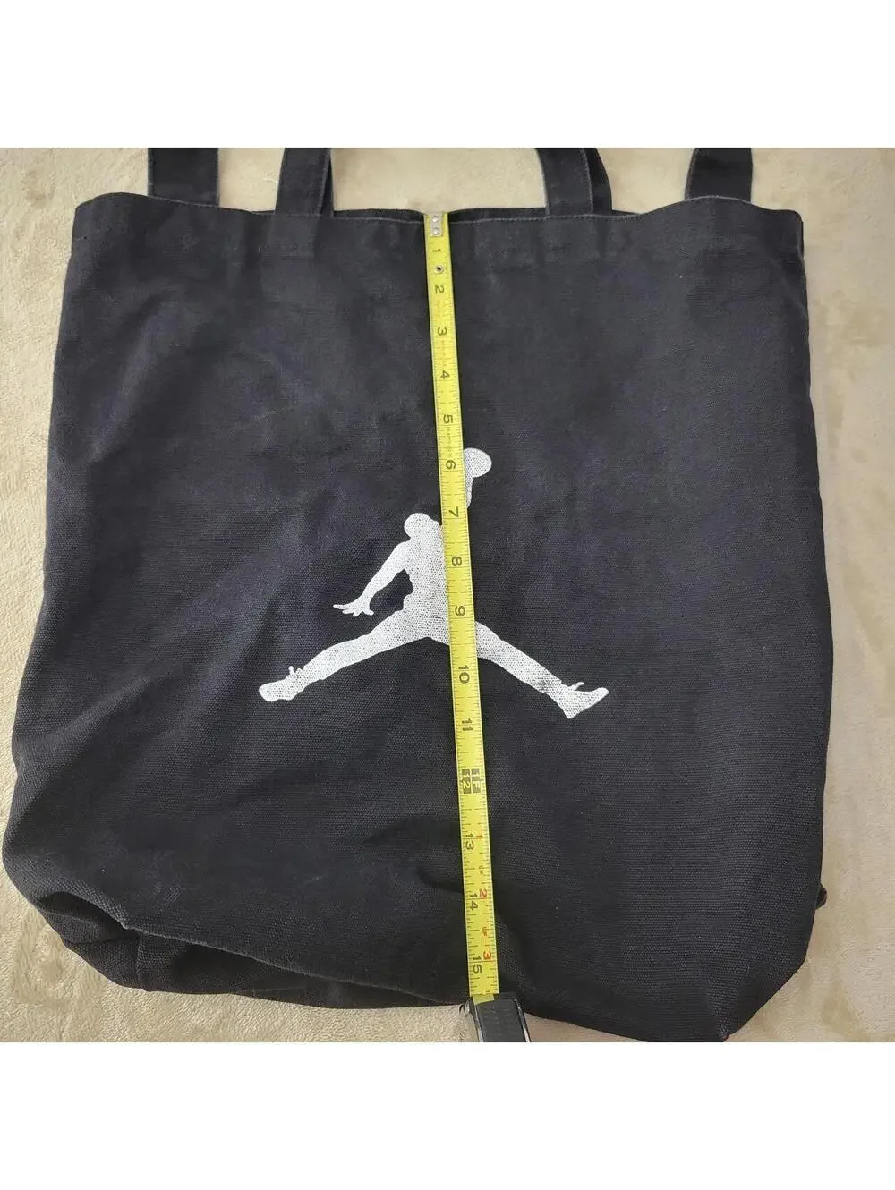 Jordan Jumpman Black Double Handle Tote Bag
